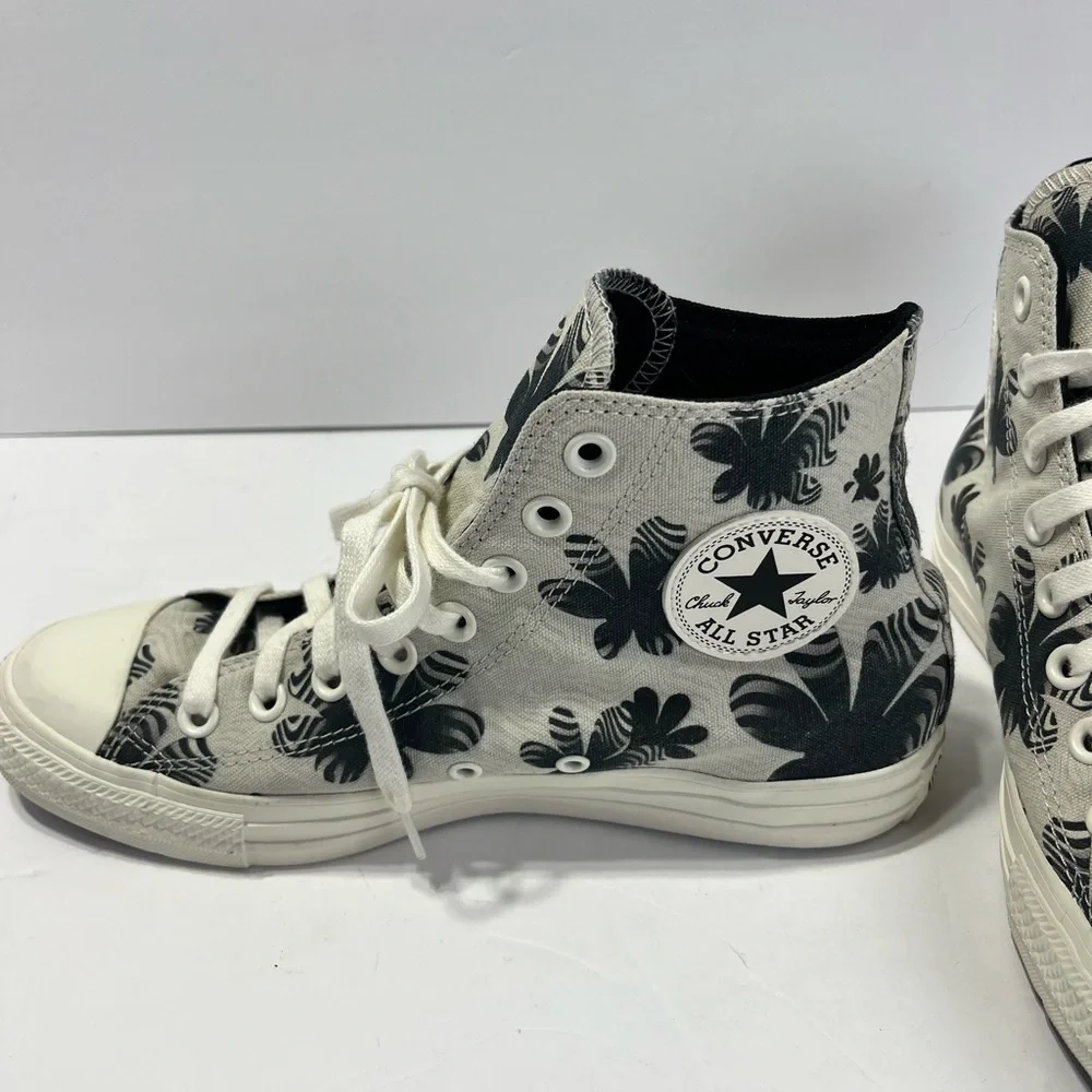 Converse Chuck Taylor All Star Womens Navy Blue and Light Grey High-Top Sneakers - Picture 2 of 6